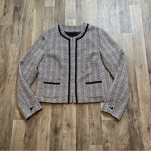 Banana Republic Factory Geometric Blazer Jacket Size 10